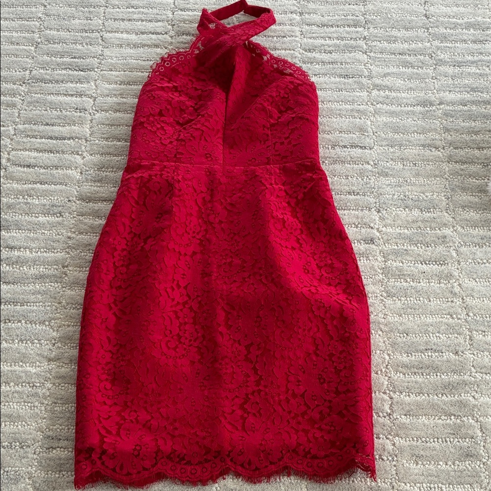 KEEPSAKE the Label Scarlet Lace Dress